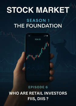 Cover image for S1 E6 : WHO ARE RETAIL INVESTORS,
FIIS, DIIS ? - a Stock Market story on Stream Storys